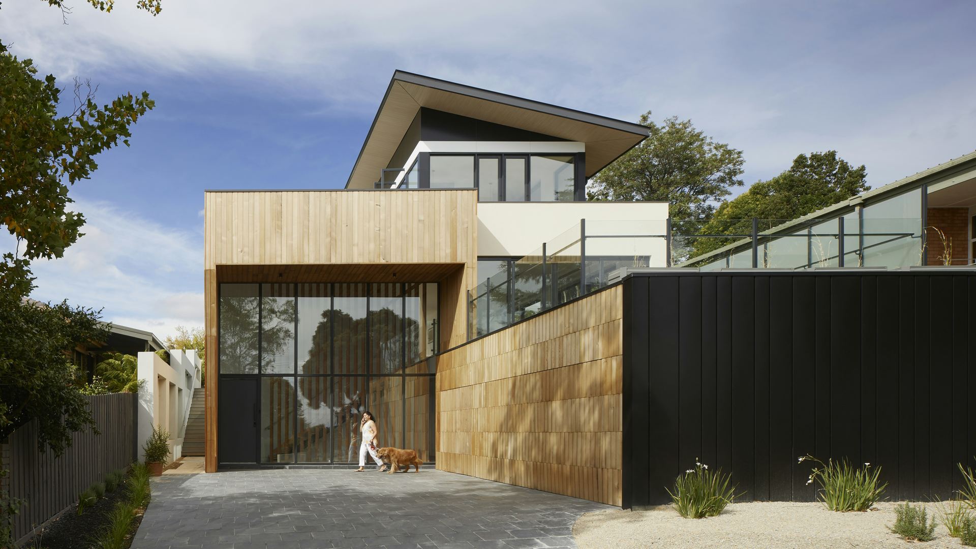 Modernes Wohnhaus, Sanitärarbeiten der Haustechnik Strittmatter GmbH